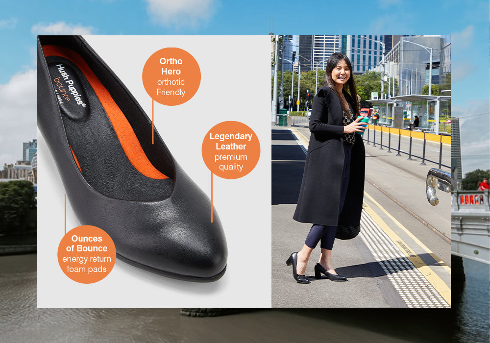 Hush puppies cabin crew shoes sales