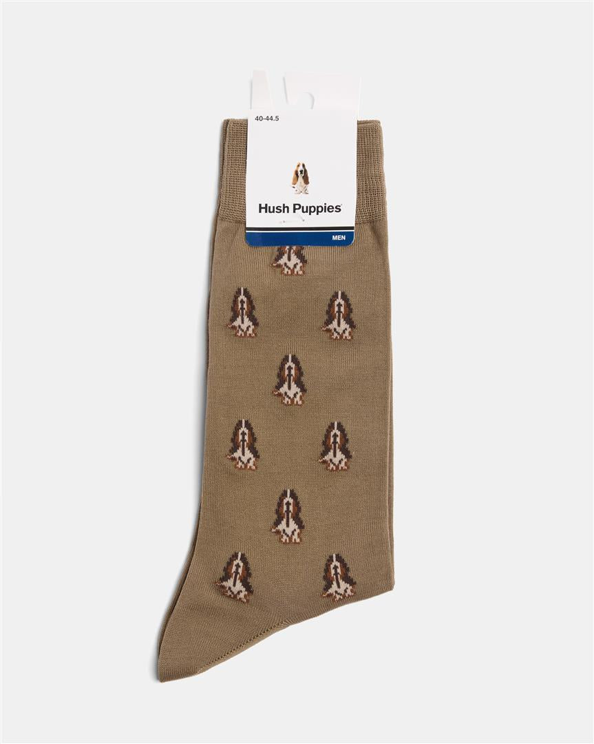 Hp Dress Socks Basset Taupe