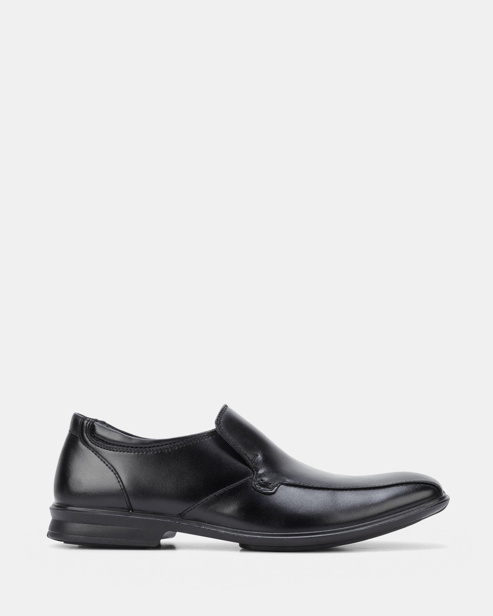 Hush puppies black formal shoes best sale