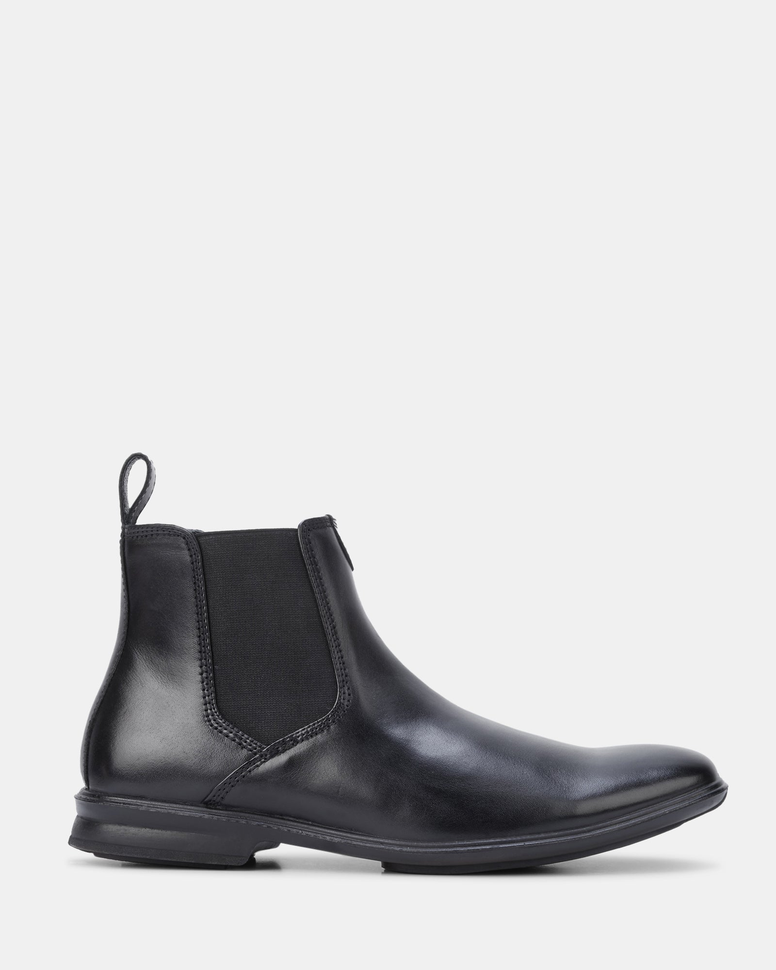 Hush puppies black boots best sale