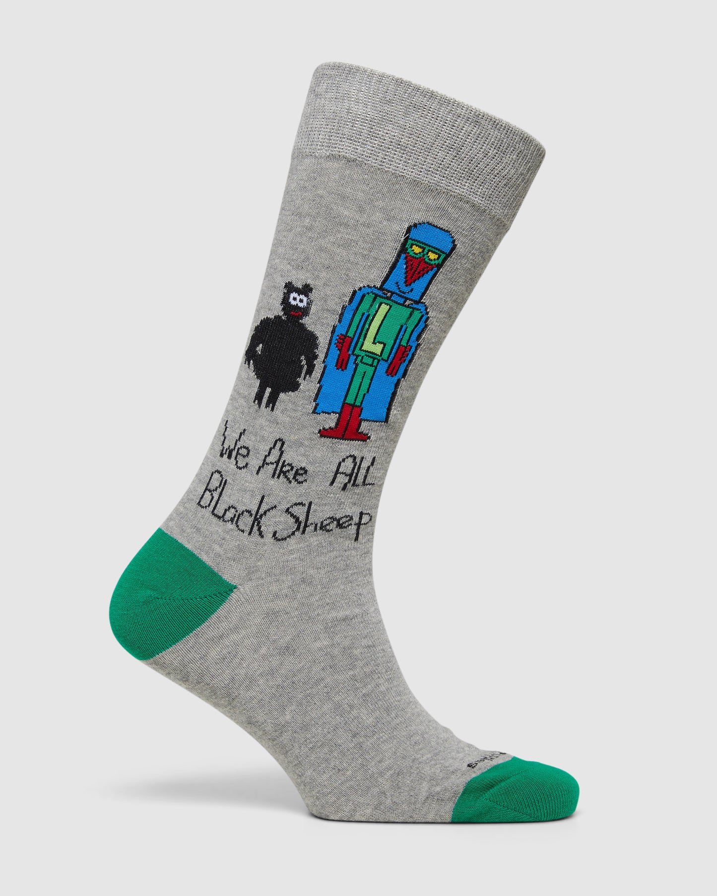 Hp Crew Socks Black Sheep Grey Marle