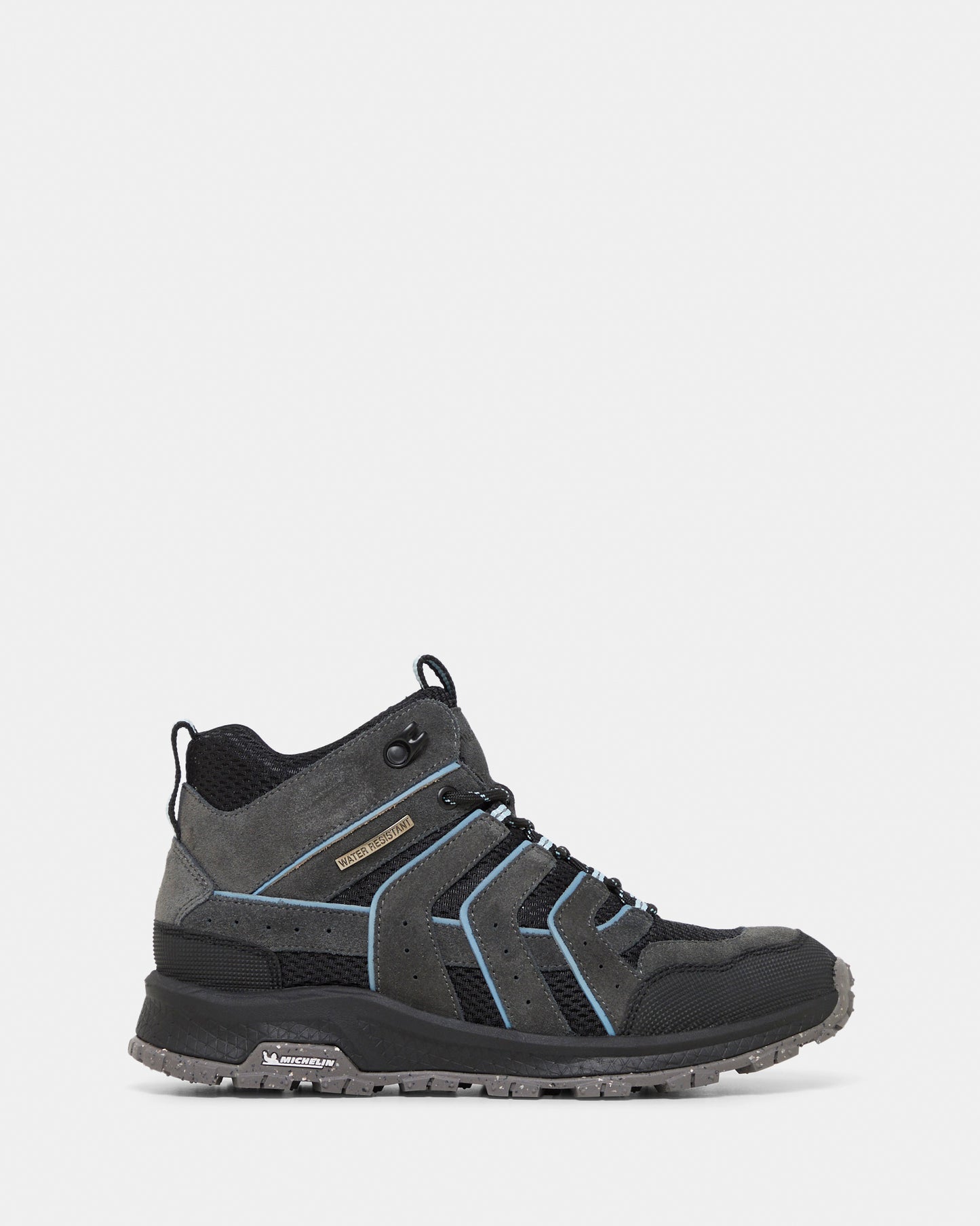 Kanya W Charcoal Suede