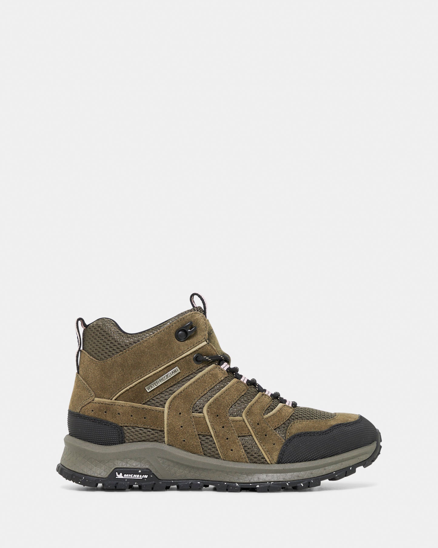 Kanya W Olive Suede