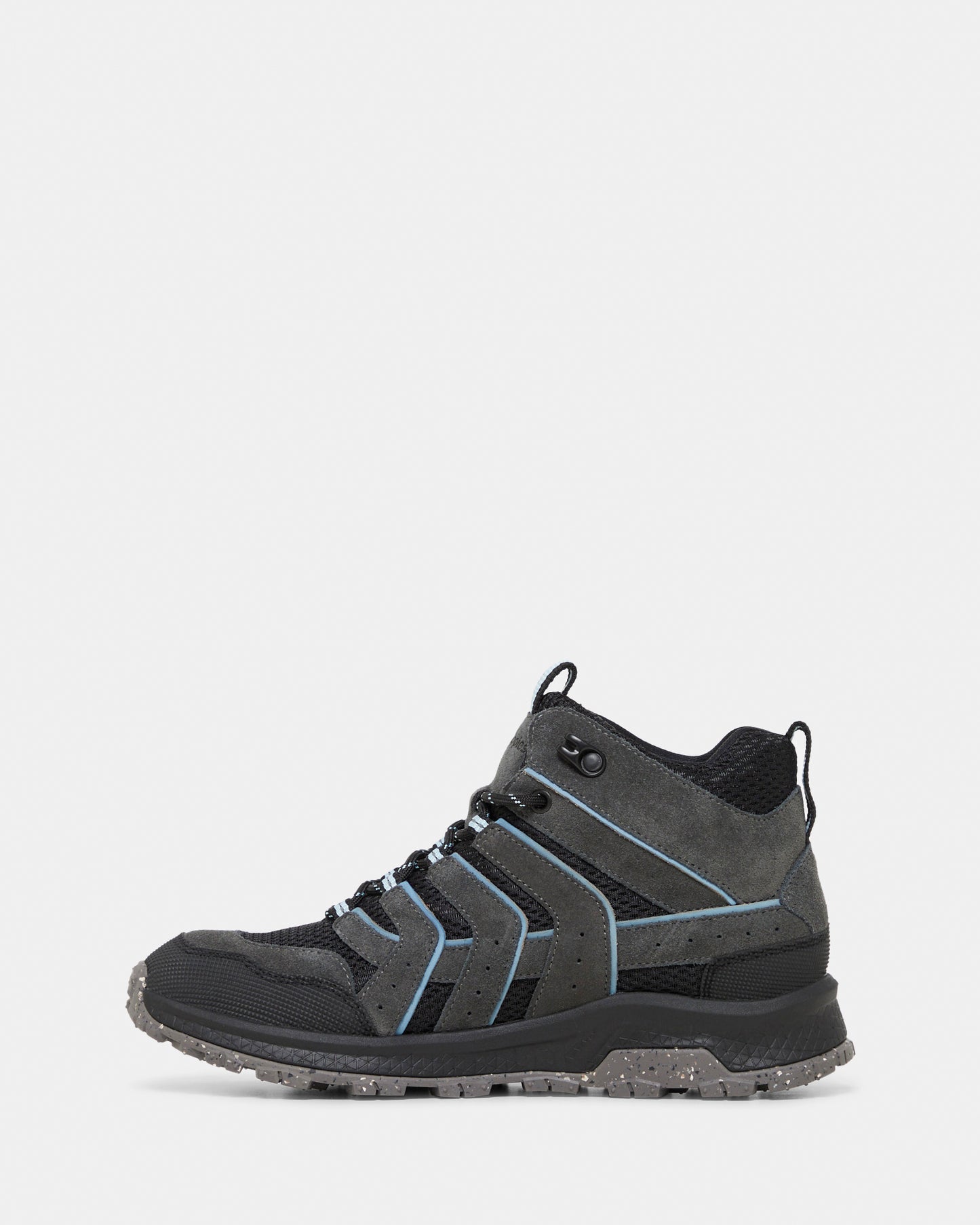Kanya W Charcoal Suede