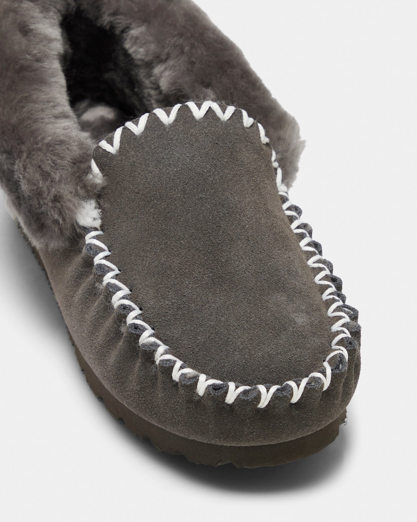 Shaggy M Dark Grey Suede