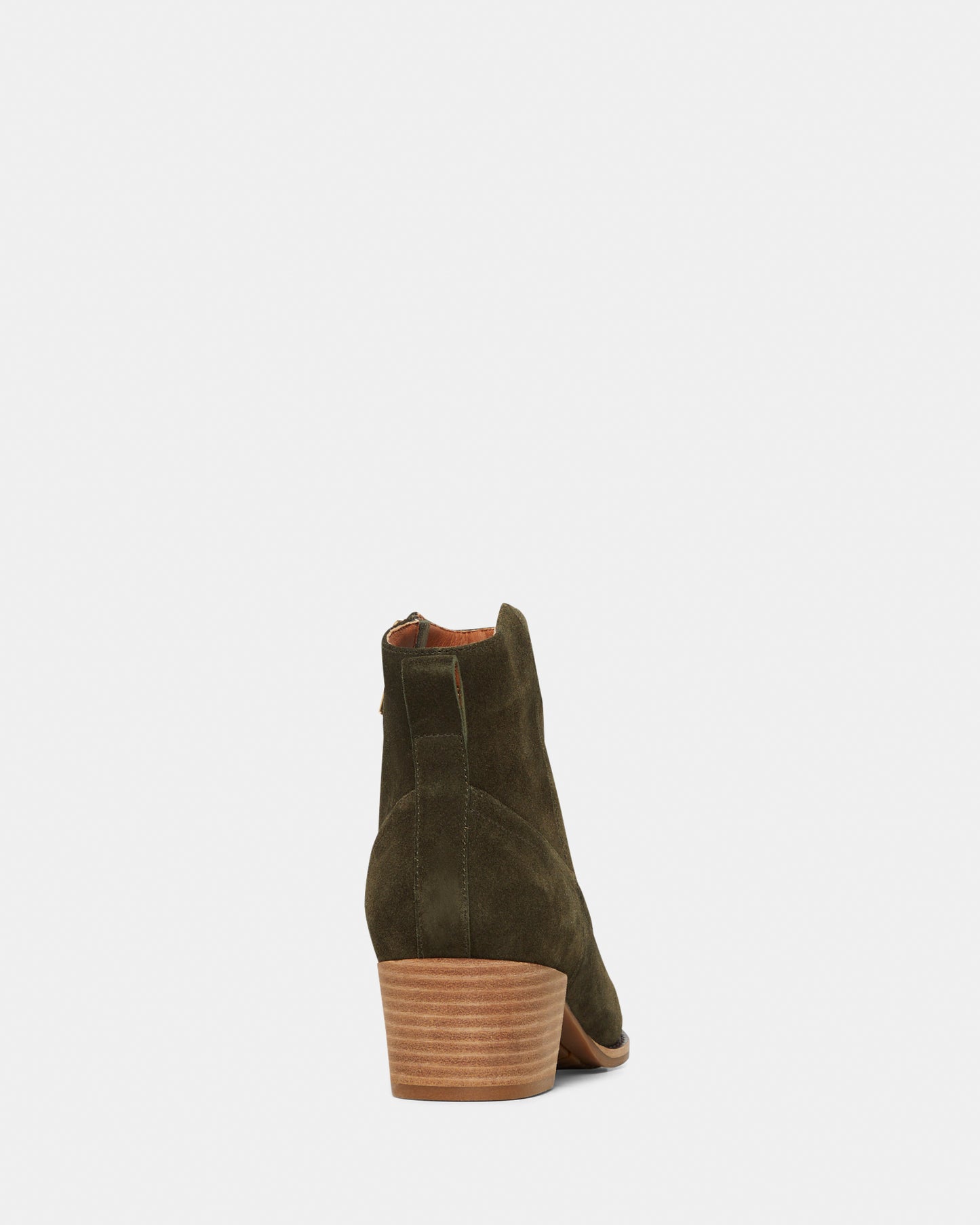 Cyndi Dark Olive Suede