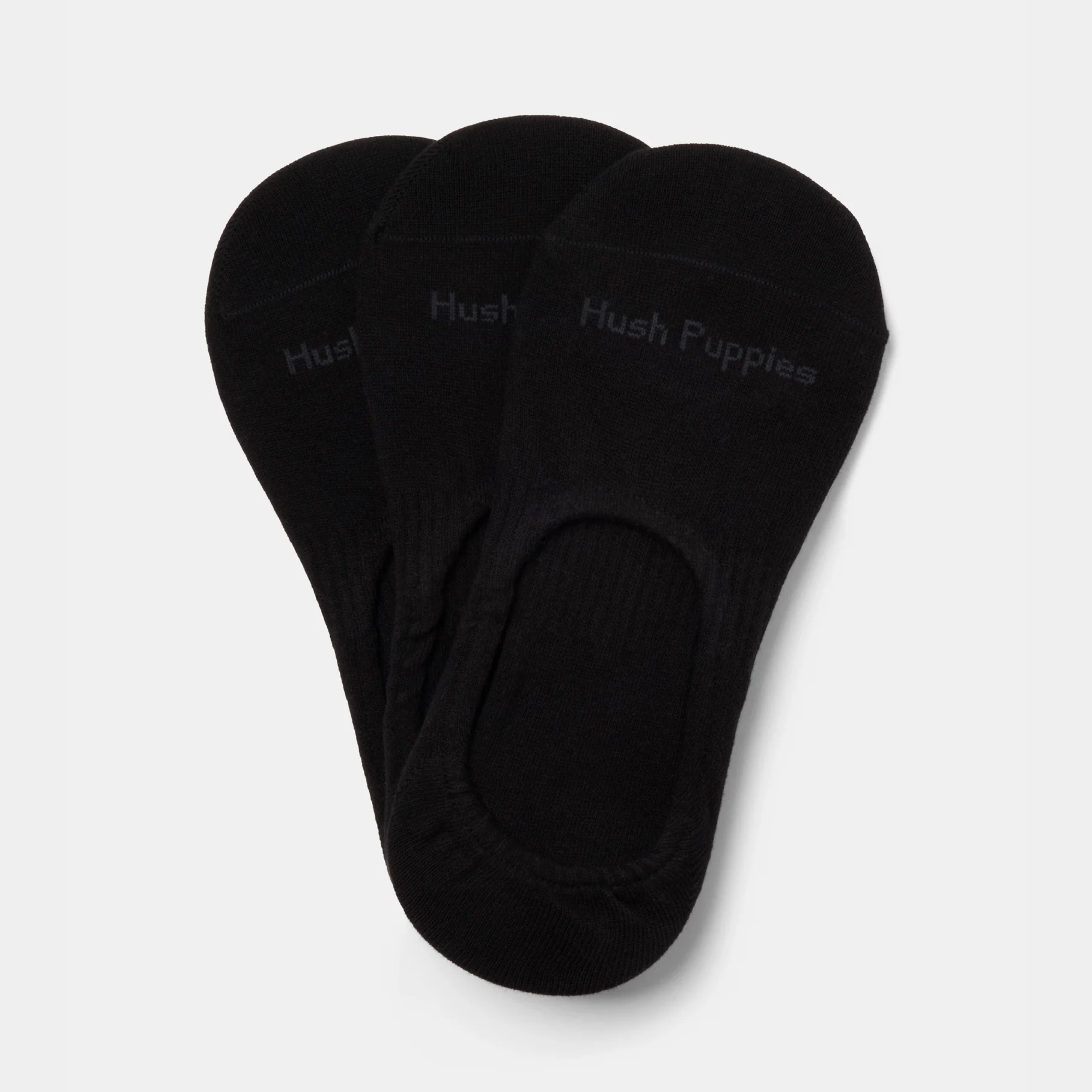 3-Pk Everyday Comfort Footlet Black