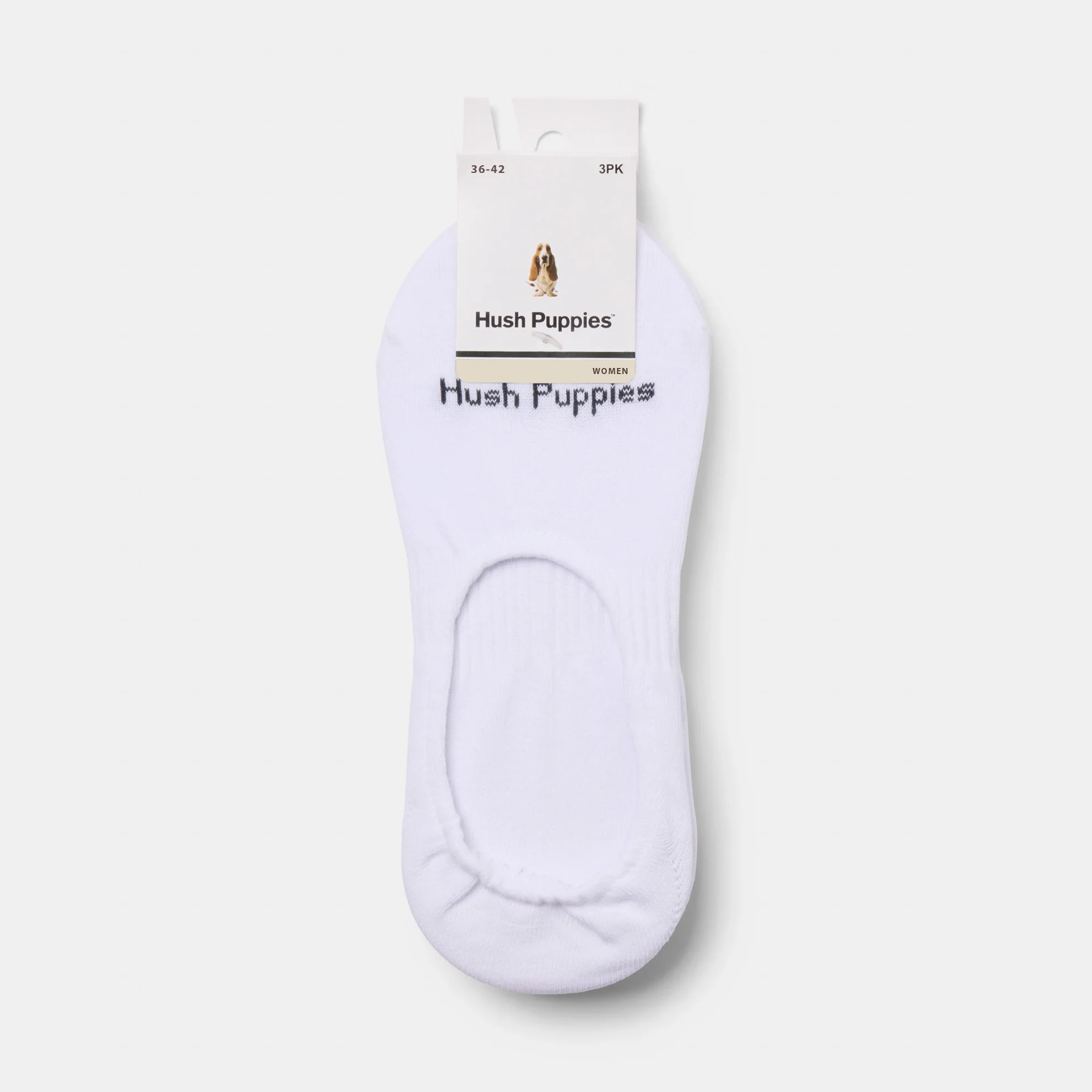 3-Pk Comfort Footlet W White
