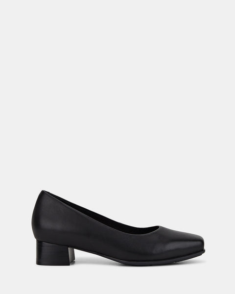 CLN 1-inch black heels, Women's Fashion, Footwear, Heels on Carousell