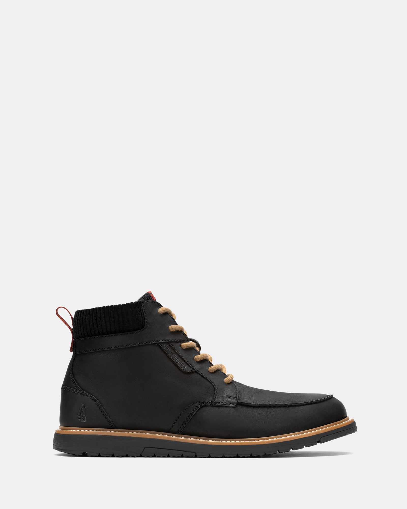 Jenson Laceup Bold Black Hush Puppies AU