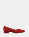 Ava Red Suede