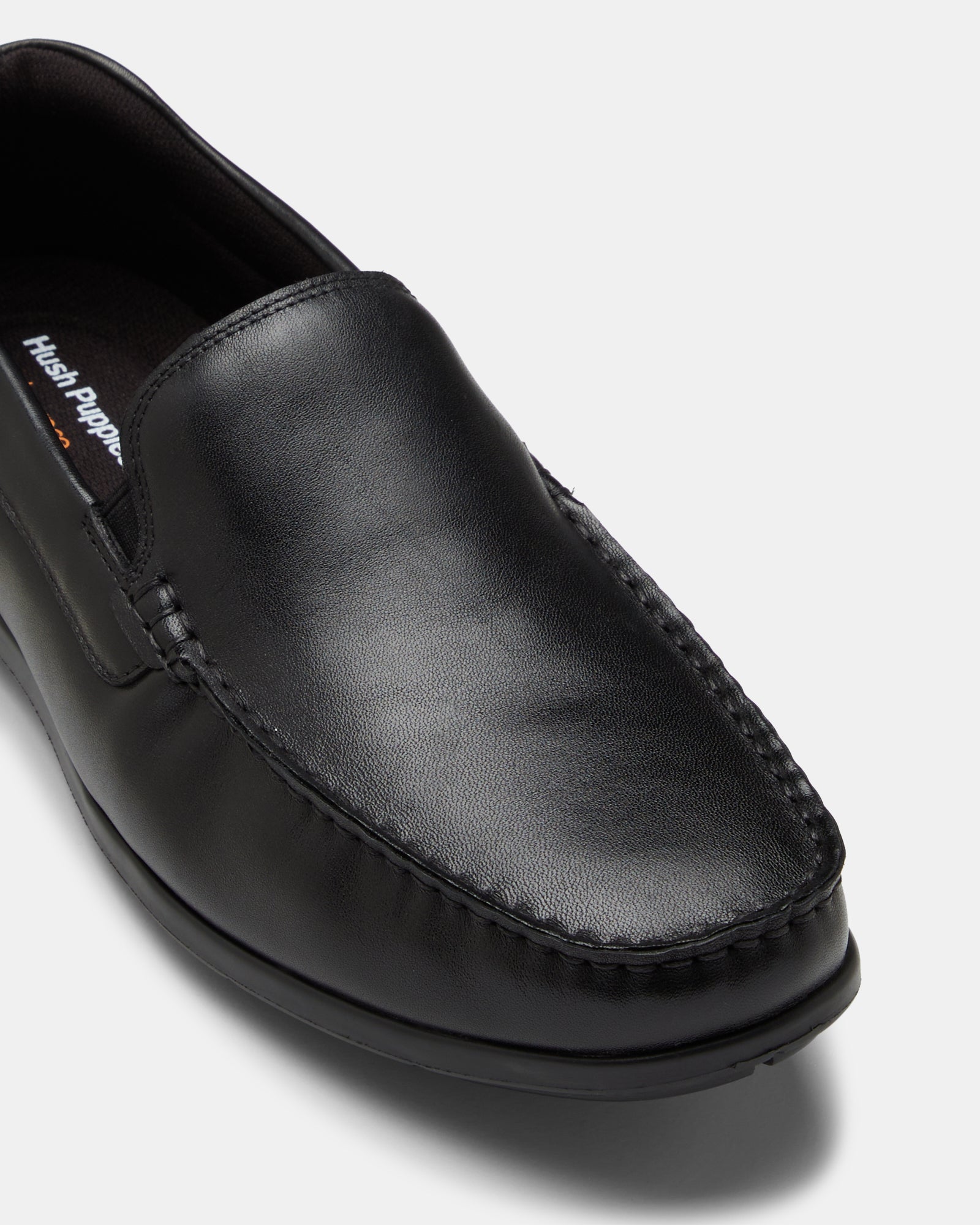 Hush puppies sale black loafers