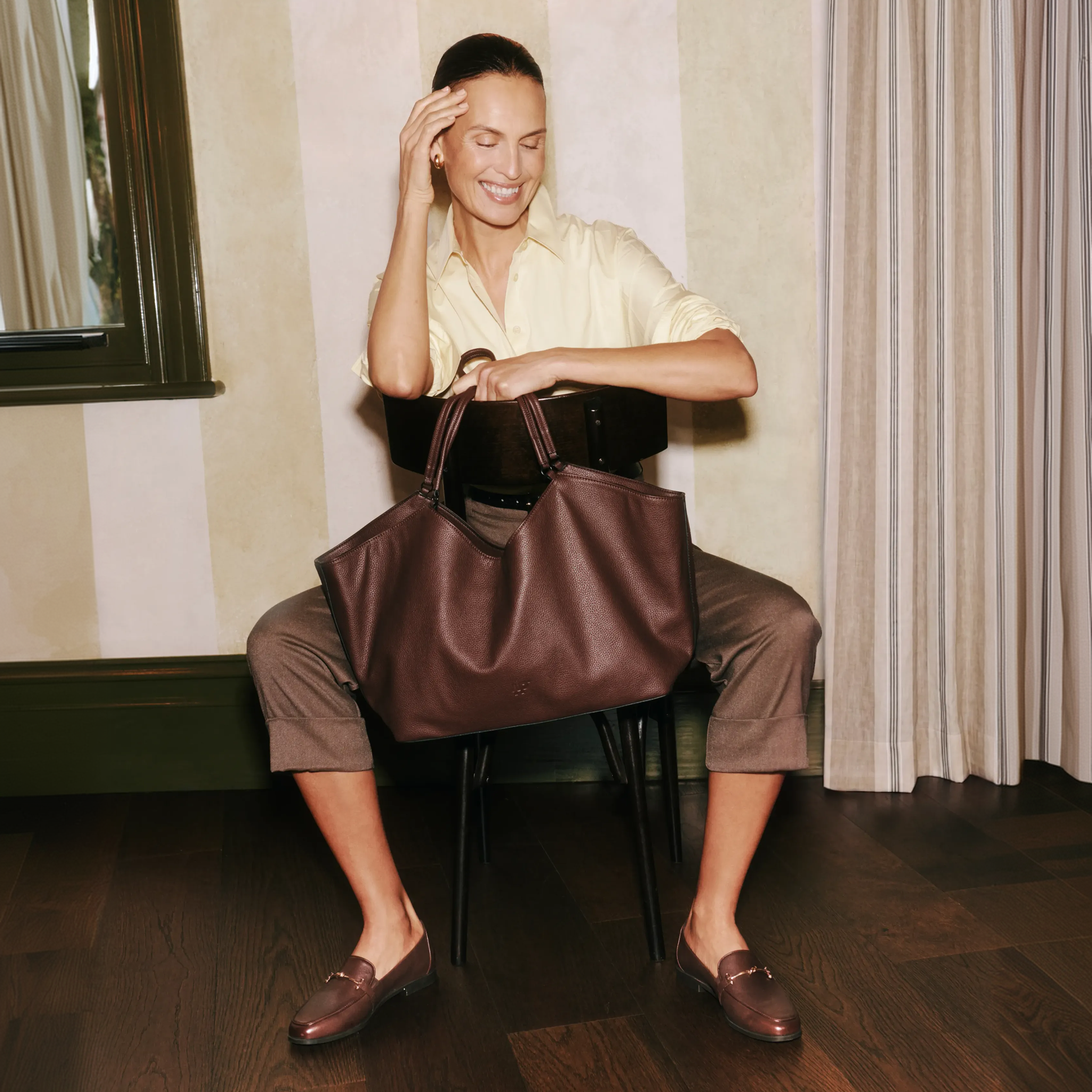 Ainsley Tote Bag  Espresso