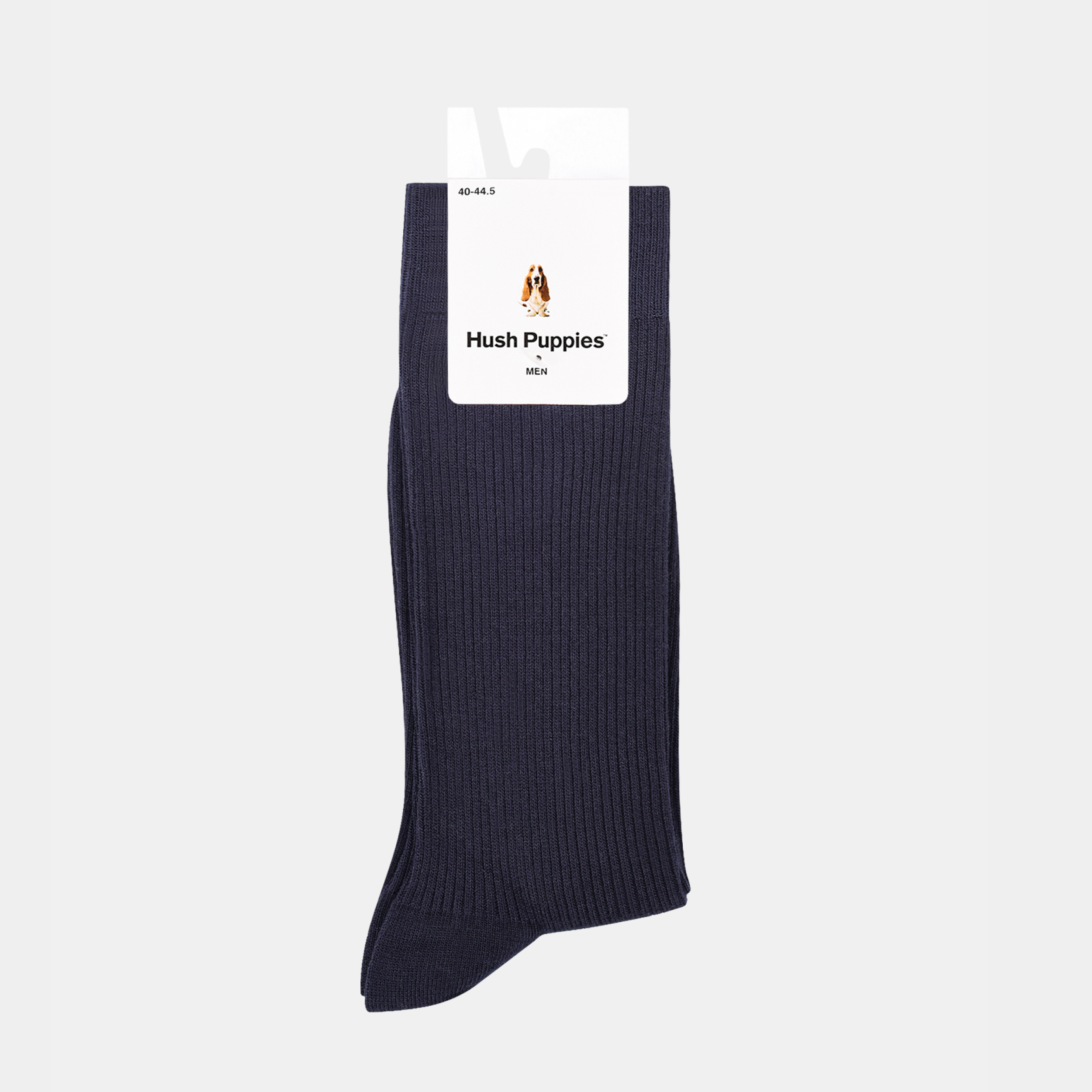 Everyday Rib Crew Sock  Navy