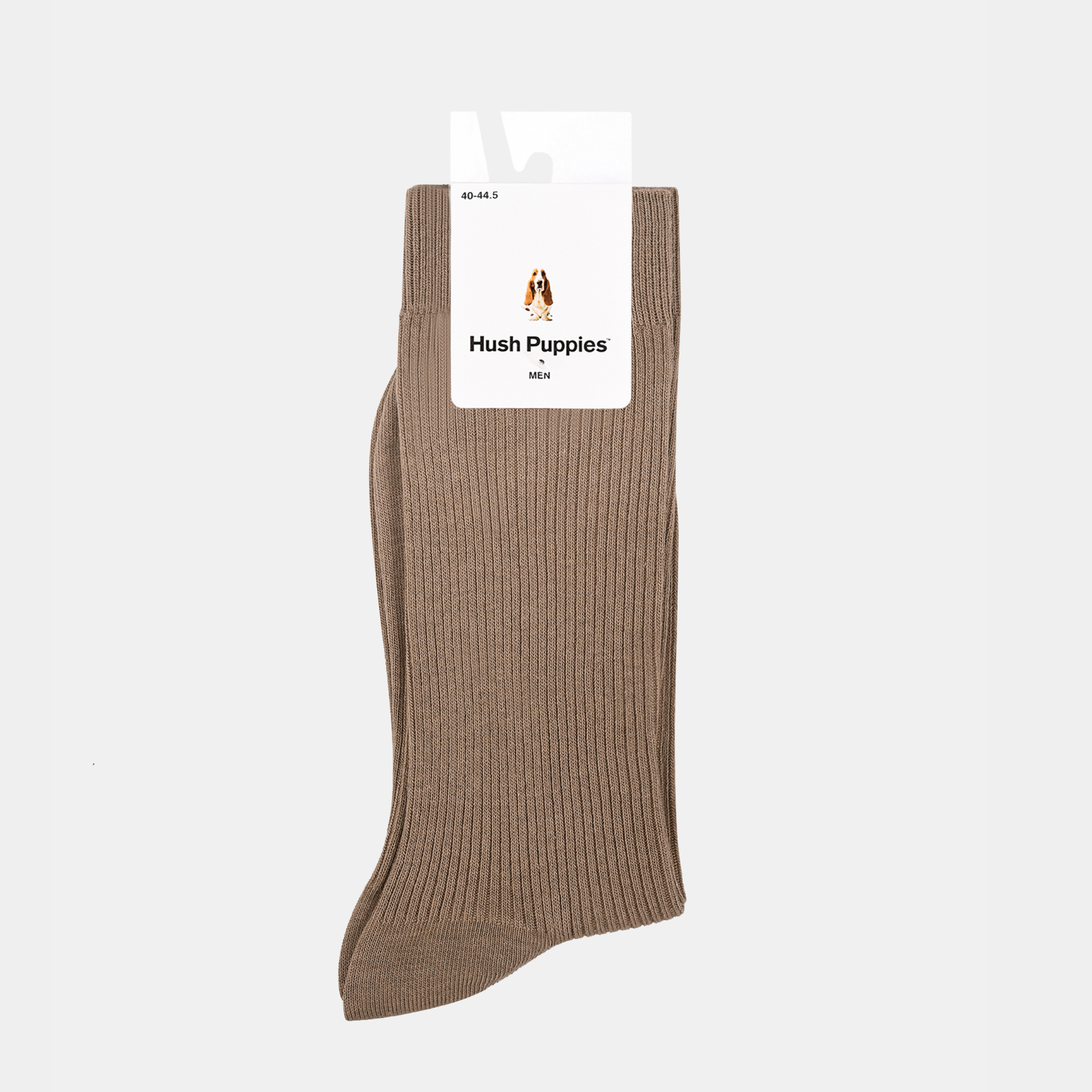 Everyday Rib Crew Sock  Stone