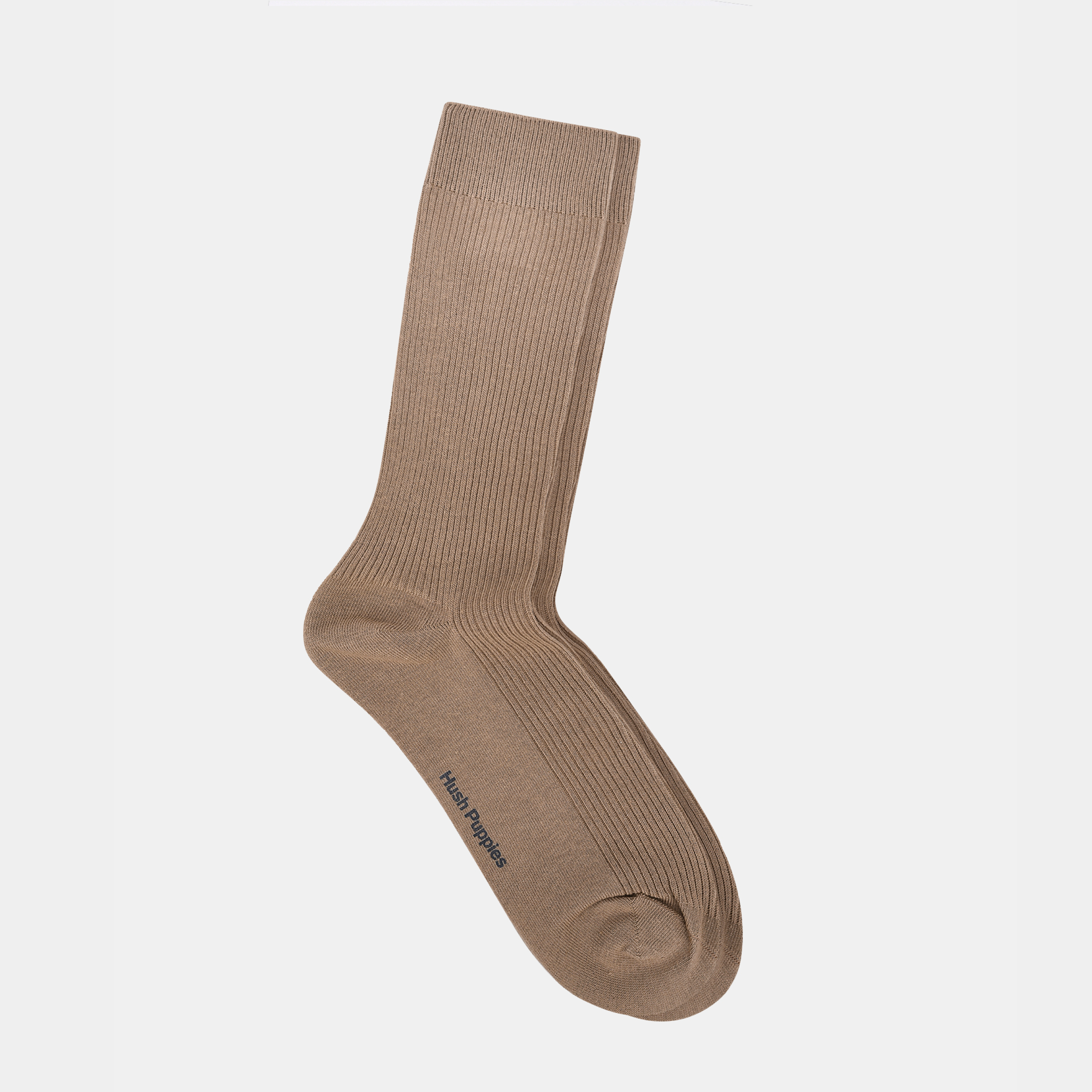 Everyday Rib Crew Sock  Stone