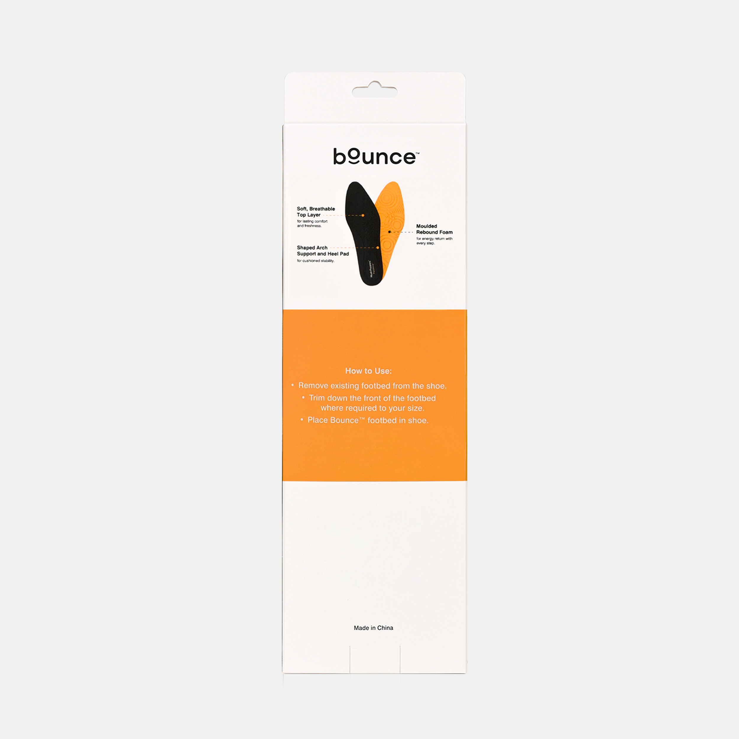 Mens Bounce Footbed