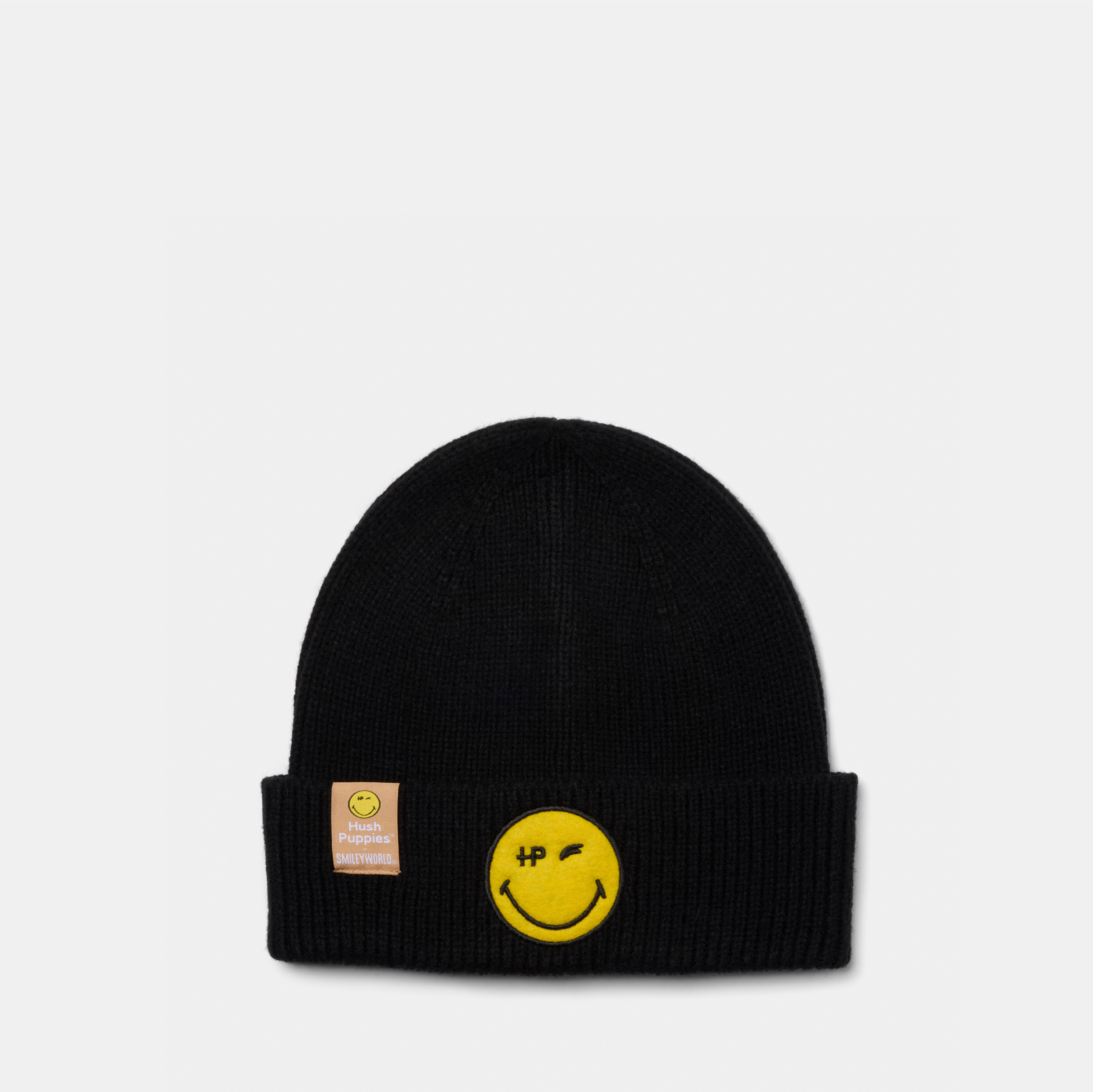 Smiley Beanie Black