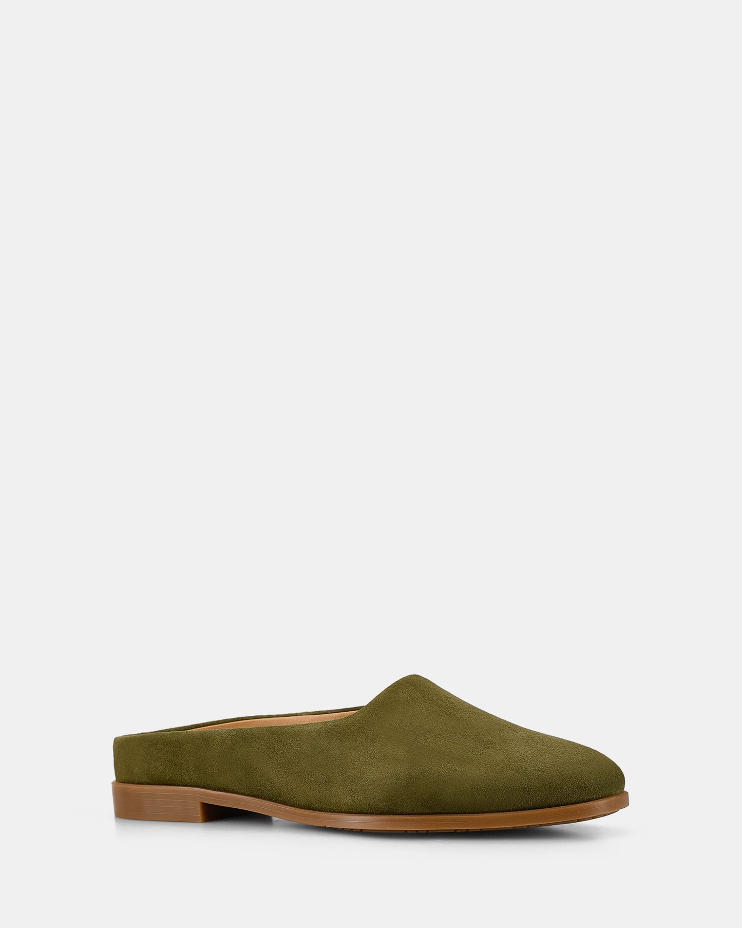 Zion Dark Olive Suede