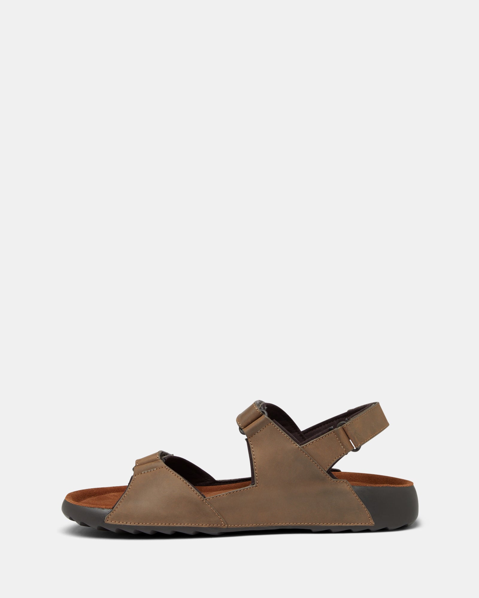 Walkaroo Xgo Men Solid Roman Sandals - WF6255 Brown – Walkaroo Footwear