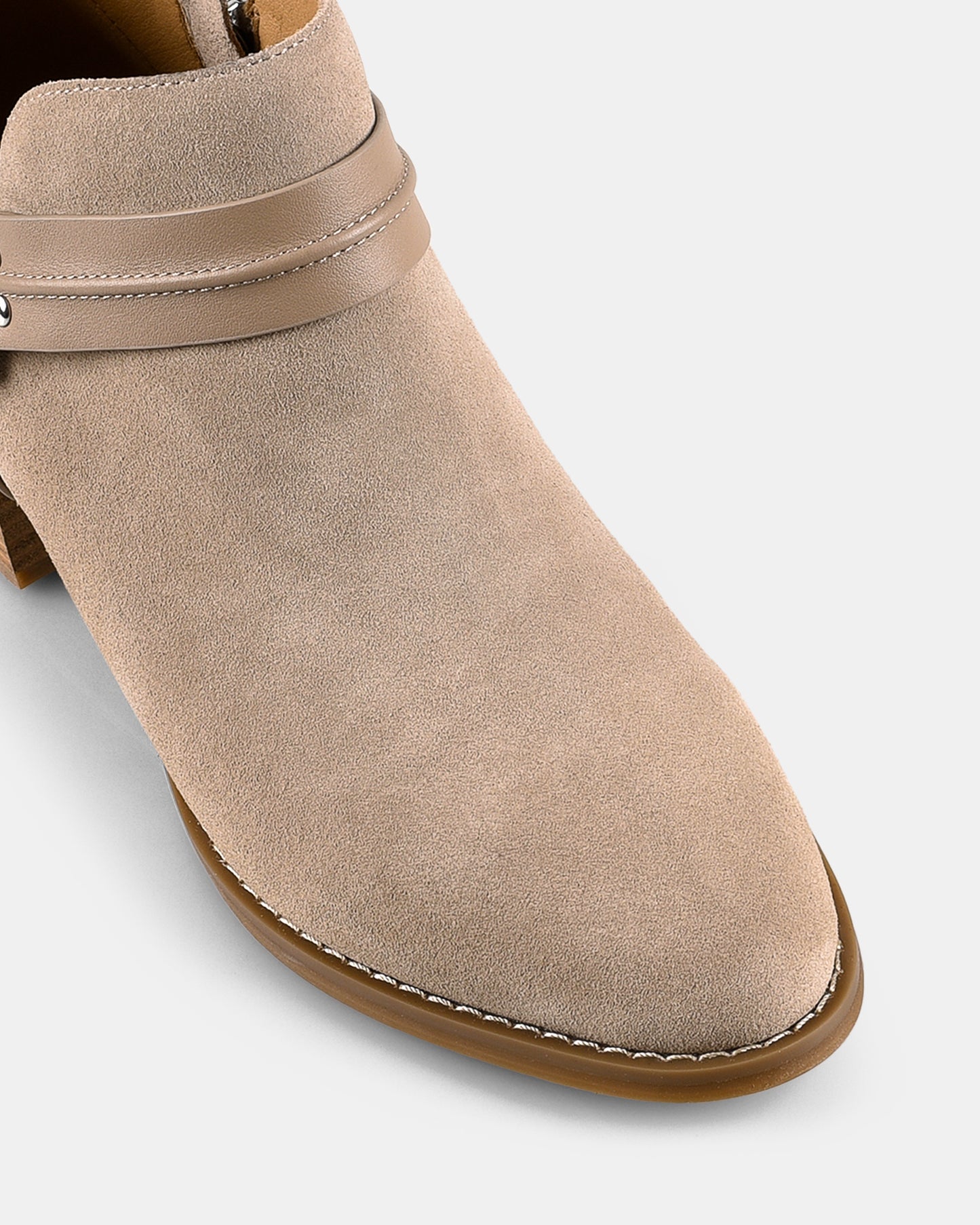 Chimney Taupe Suede